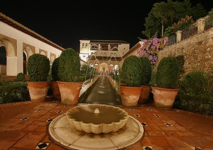 Generalife kertek Granada, Spanyolország (30 fotó)