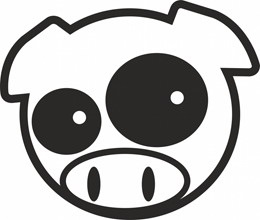 Subaru mascot de porc manga