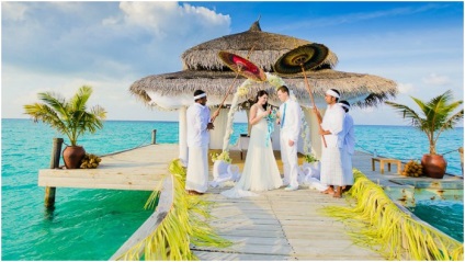 Ceremonia de nunta in Maldive - sfaturi privind organizarea, costul, alegerea locatiei cu fotografie