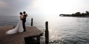 Ceremonia de nunta pe o inregistrare de nunta la yacht - outbound in italia