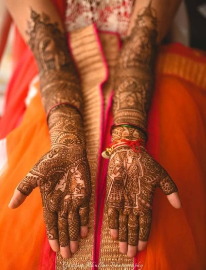 Tatuaje de nunta de fete indiene