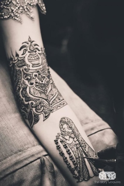 Tatuaje de nunta de fete indiene