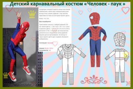 Costum de costum Spiderman