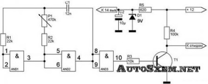 Schema de torsiune a contorului de kilometri, descărcați schema de înfășurare a vitezometrului