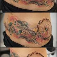 Tatuaj pe cicatrici - fotografie a unui tatuaj de cicatrici, academie de tatuaje