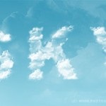 Text și figuri din nori