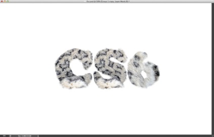 Text din blănuri în Photoshop - site-ul designerului