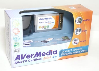 TV tuner laptop AVerMedia AVerTV Cardbus plus