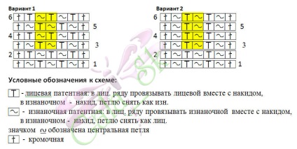 Tricotat lecții în tehnica bryoche (brioșă de tricotat) - modnoe vyazanie