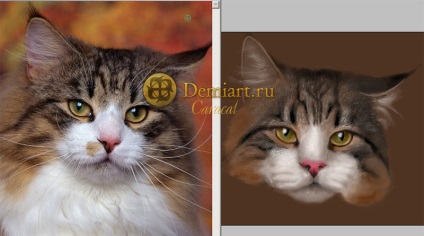 Lecția Photoshop pe măsură ce desenez pisici, grafica pe calculator - un pic despre tot