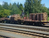 Condiții pentru transportul lemnului pe calea ferată