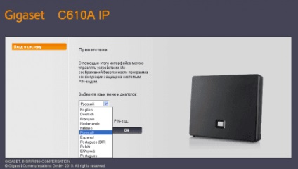 Instalați și configurați telefonul voip gigaset c610a ip pentru a lucra cu serverul asterisc, pregătim