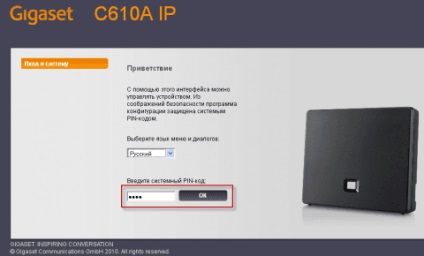 Instalați și configurați telefonul voip gigaset c610a ip pentru a lucra cu serverul asterisc, pregătim