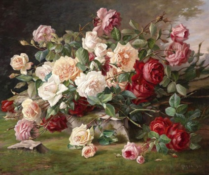 Trandafiri magnific în munca artiștilor - târg de maeștri - manual, manual
