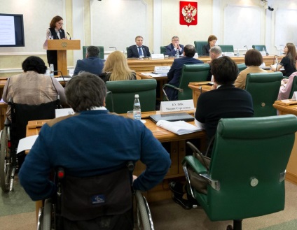 La Moscova, Consiliul pentru persoanele cu handicap la Consiliul Federației Rusiei, un pensionar nou