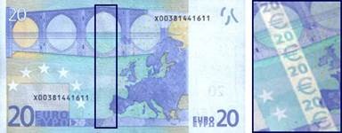 Semnele externe ale autenticității monedei euro