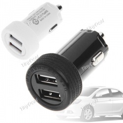 Încărcător în brichetă cu două conectori USB