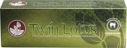Pastă de dinți, perie și agent de clătire gem lotus (twin lotus) serie de revizuire, recenzii