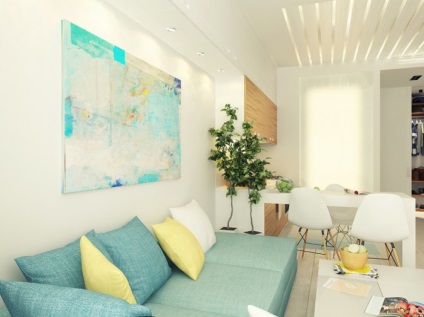 15 Idei eficiente pentru interiorul unui apartament cu o cameră pentru ao face confortabilă și elegantă