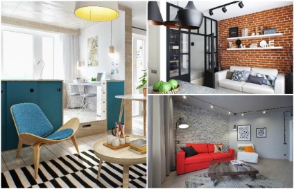 15 Idei eficiente pentru interiorul unui apartament cu o cameră pentru ao face confortabilă și elegantă