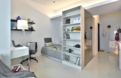 15 Idei eficiente pentru interiorul unui apartament cu o cameră pentru ao face confortabilă și elegantă