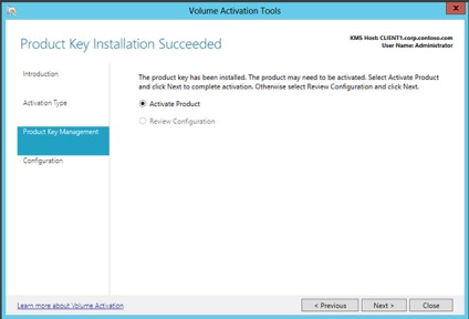 Activarea prin intermediul serviciului de gestionare a cheilor (Windows 10), microsoft docs