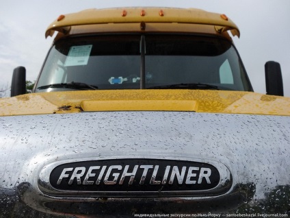 Amerikai teherautó freighliner cascadia belülről