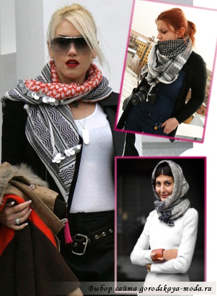Arafatka (shamag) cum să cravată și cum să poarte, moda urbană