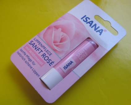 Lip Balm - trandafir de catifea - din isana - recenzii, poze si pret