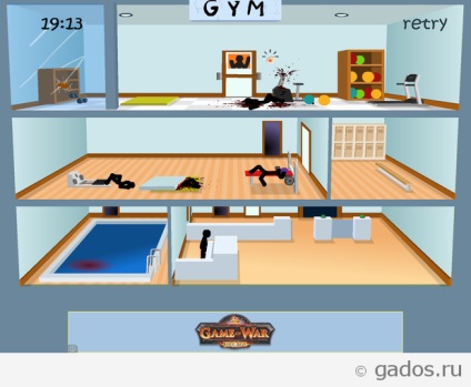 Faceți clic pe sală de gimnastică - o sală de fitness mortală pentru iPad (ios), aplicații pentru Android și iOS