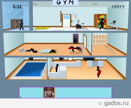 Faceți clic pe sală de gimnastică - o sală de fitness mortală pentru iPad (ios), aplicații pentru Android și iOS