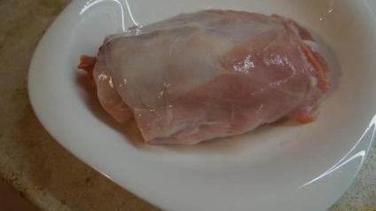 Pureu de pui din rețetă din carne de iepure cu fotografie