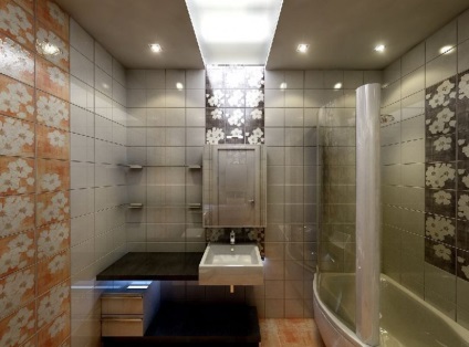 Tusolóval ellátott fürdőszoba kialakítása (30 fotó) - a legjobb ötletek, videó