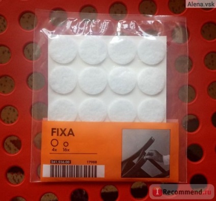 Fix - autocolante pe picioarele de mobilier de la Ikea - 