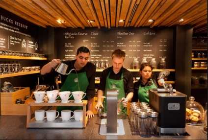 Franciza Starbucks și termenii de afaceri de cafea pentru a lua astfel