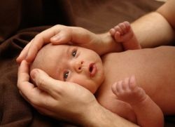Hematomul pe capul unui nou-născut