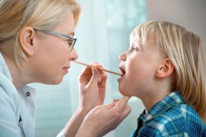 Herpesul în gât în ​​tratamentul și complicațiile copiilor