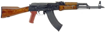 Marca principală a Rusiei ca pușcă de asalt Kalashnikov a devenit o legendă, la naiba