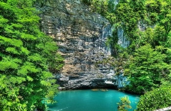 Lacul albastru în Abkhazia Harta site-ului - cum să obțineți