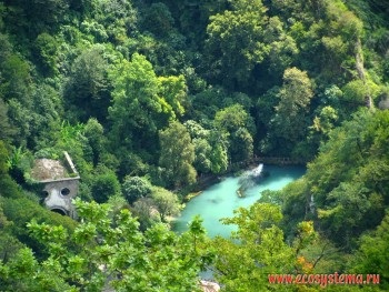 Lacul albastru în Abkhazia Harta site-ului - cum să obțineți