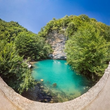 Lacul albastru în Abkhazia Harta site-ului - cum să obțineți