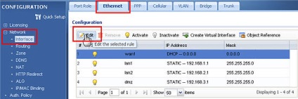 Instrucțiuni pentru configurarea unui gateway hardware din seria zywall usg pentru conectarea la Internet utilizând un protocol