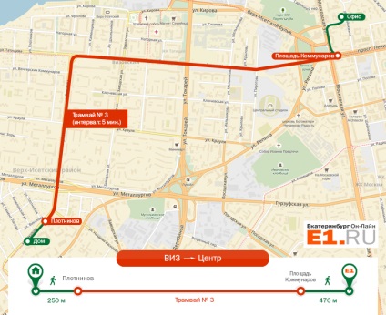 Autorii noii scheme de transport din Ekaterinburg sunt gata să traseze un traseu pentru ei înșiși.