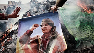 Qaddaf ad-dam predicție a lui Muammar Qaddafi a început să devină realitate