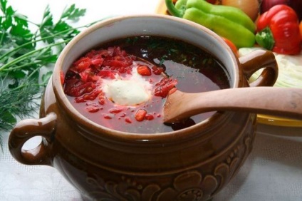 Hogyan készítsünk borsch piros recepteket a klasszikus borsch és borsch egy multivariate, ls