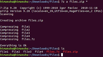 Cum se instalează și folosește arhivatorul 7zip pe linux-ul ubuntu, creând, promovând site-uri, publicitate