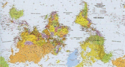 Cum arată harta lumii în diferite țări?