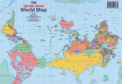 Cum arată harta lumii în diferite țări?