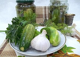 Frissen sózott uborka - recept egy fotóval