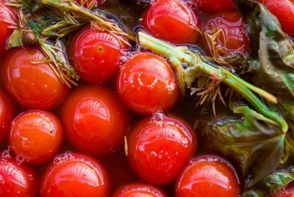 Marinate tomate - piese clasice de lucru